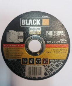 Rezna ploča za metal Black professional 125mm.